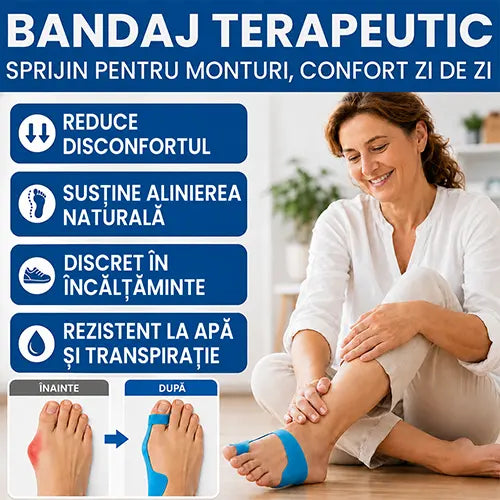 Bandaj terapeutic - Sprijin pentru monturi, confort zi de zi