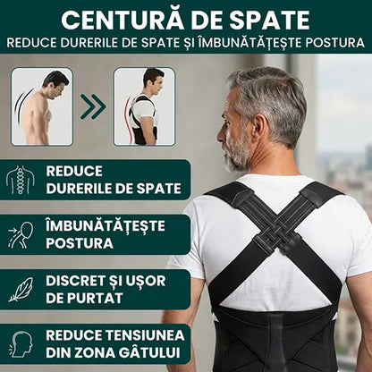 Centură de spate – Reduce durerile de spate și îmbunătățește postura