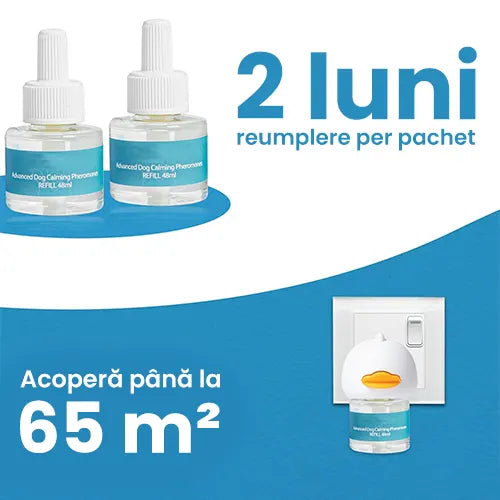 Difuzor cu Feromoni pentru Caini - Relaxare si bunastare pentru cainele tau