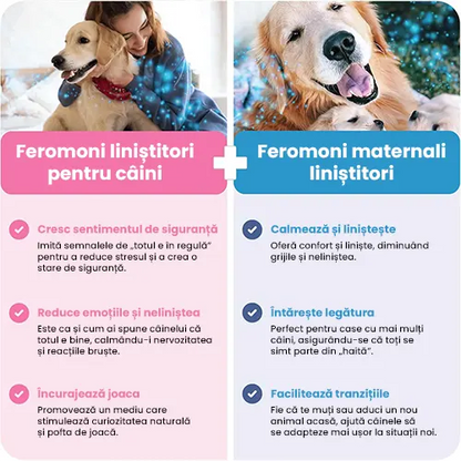 Difuzor cu Feromoni pentru Caini - Relaxare si bunastare pentru cainele tau