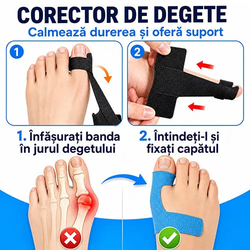 Bandaj terapeutic - Sprijin pentru monturi, confort zi de zi
