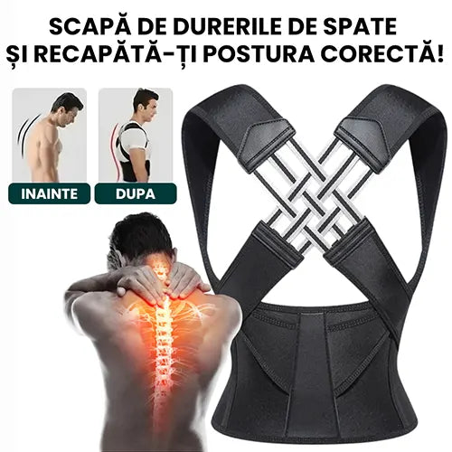 Centură de spate – Reduce durerile de spate și îmbunătățește postura
