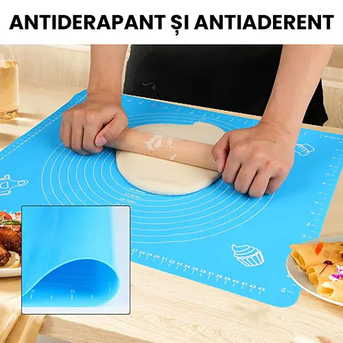 Covoras multifunctional din silicon pentru bucatarie