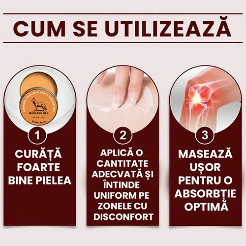 Crema Anti-Durere - Solutia completa pentru Articulatii si Muschi