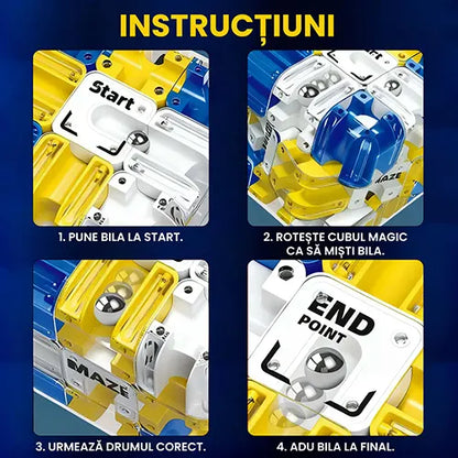 Cub labirint 3D - care transformă logica în distracție