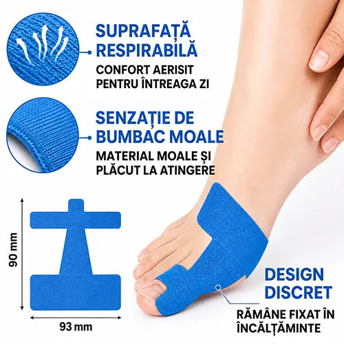 Bandaj terapeutic - Sprijin pentru monturi, confort zi de zi