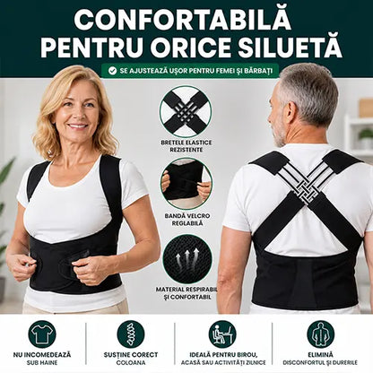 Centură de spate – Reduce durerile de spate și îmbunătățește postura