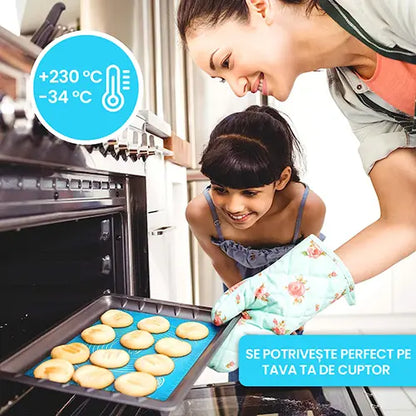 Covoras multifunctional din silicon pentru bucatarie