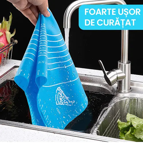 Covoras multifunctional din silicon pentru bucatarie