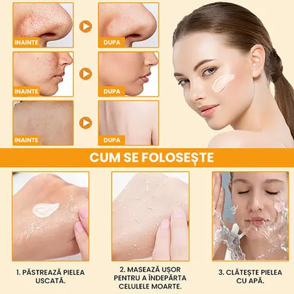 Gel exfoliant enzimatic cu portocale – pentru față și corp